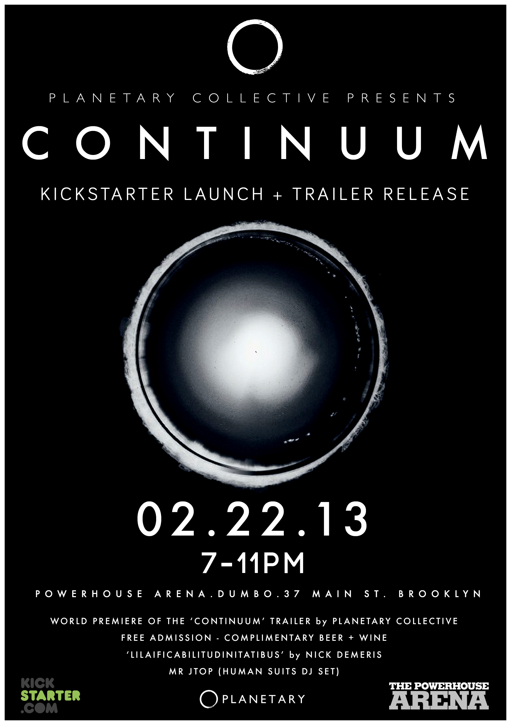Planetary Collective CONTINUUM Kickstarter Launch & Trailer Release