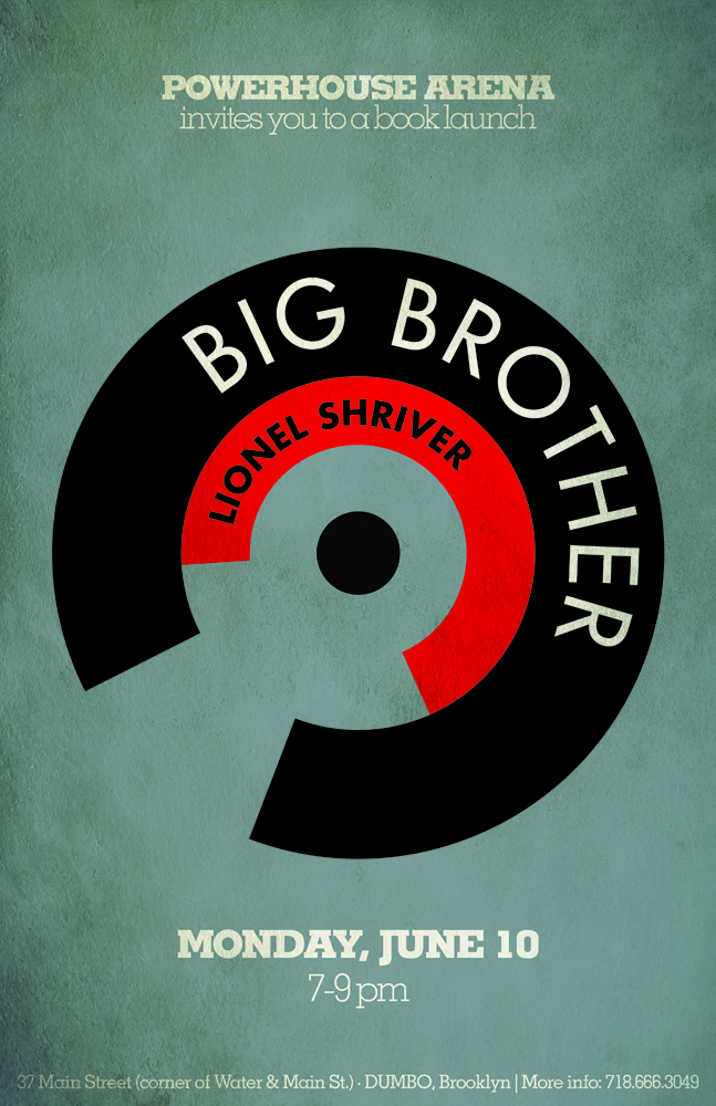 Book Launch: Big Brother by Lionel Shriver, with A.M. Homes