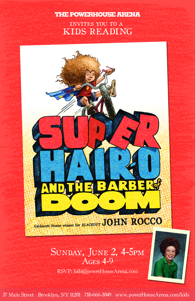 Kids Reading: Super Hair-O and the Barber of Doom by John Rocco