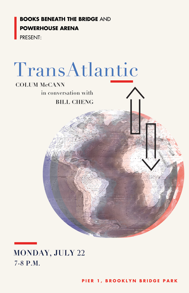 Books Beneath the Bridge: TransAtlantic by Colum McCann, with Bill Cheng