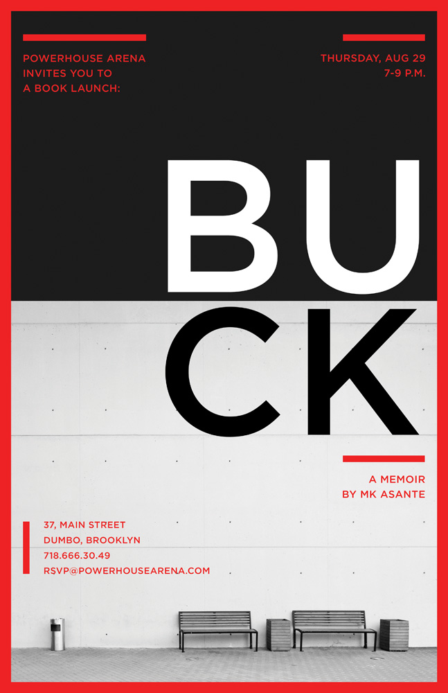 Reading & Discussion: BUCK: A Memoir by MK Asante, with Kiese Laymon