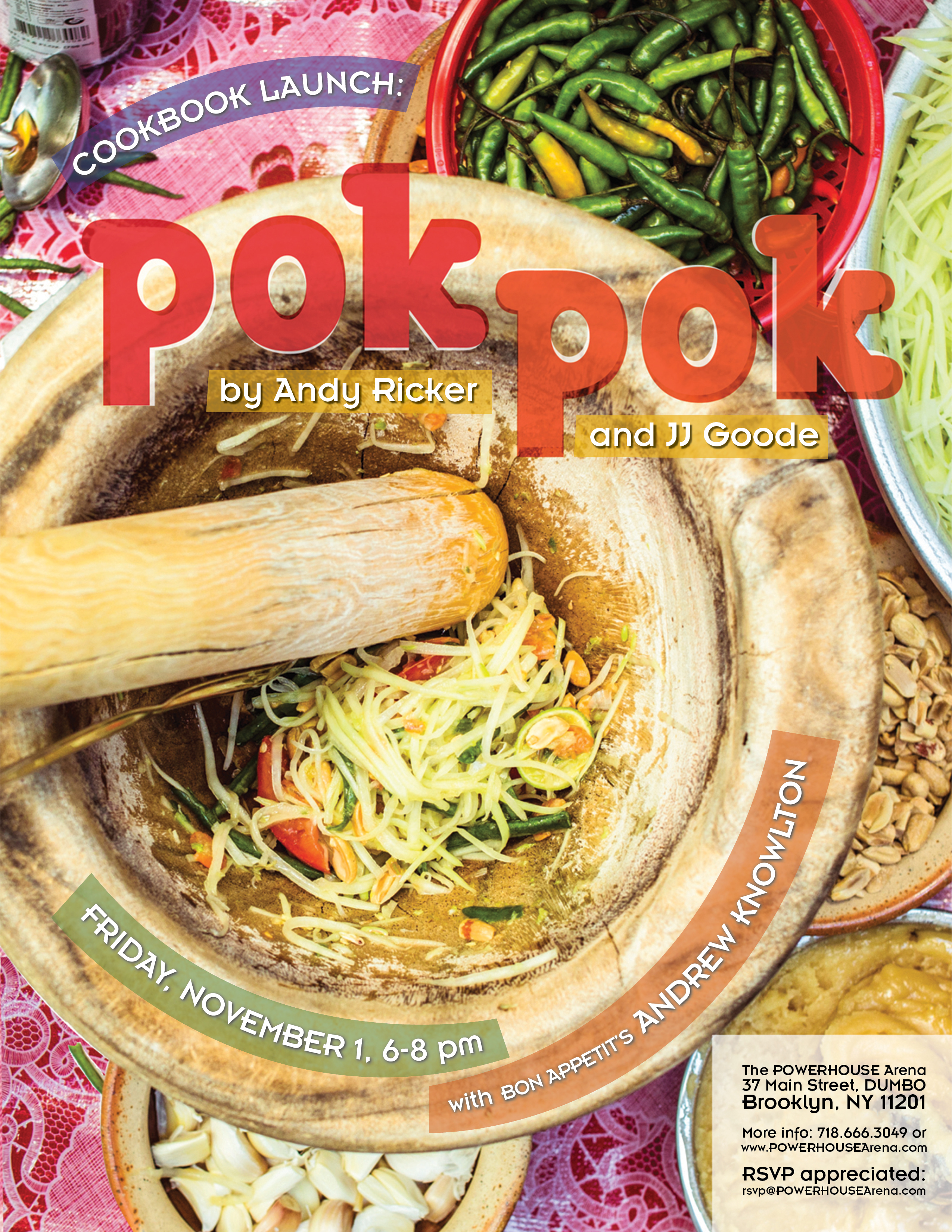 Cookbook Launch: Pok Pok by Andy Ricker and JJ Goode, with Bon Appétit's Andrew Knowlton