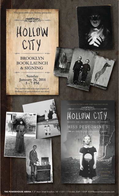 Brooklyn Book Launch: Hollow City by Ransom Riggs