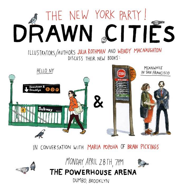 Drawn Cities, featuring Julia Rothman and Wendy MacNaughton