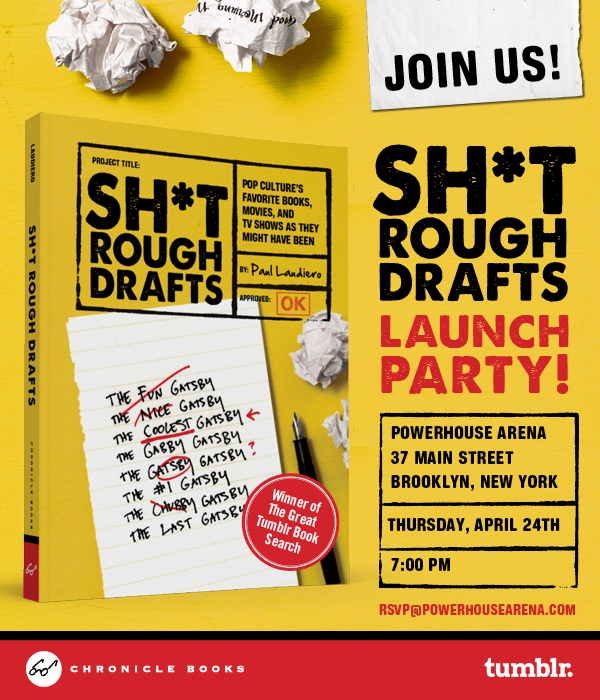 Book Launch: Sh*t Rough Drafts by Paul Laudiero, hosted by Tim Manley of Alice in Tumblr-land