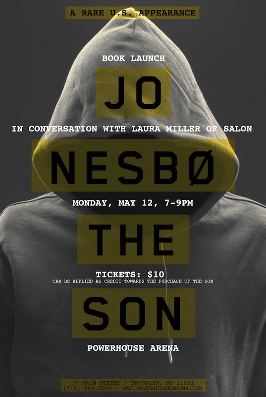 Book Launch: The Son by Jo Nesbø, with Laura Miller (Salon) and Sonny Mehta (Editor in Chief, Alfred A. Knopf)