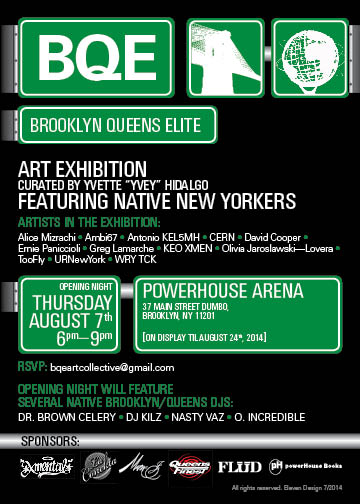 Opening Reception: Brooklyn Queens Elite, Art Exhibition, curated by Yvette Hidalgo 