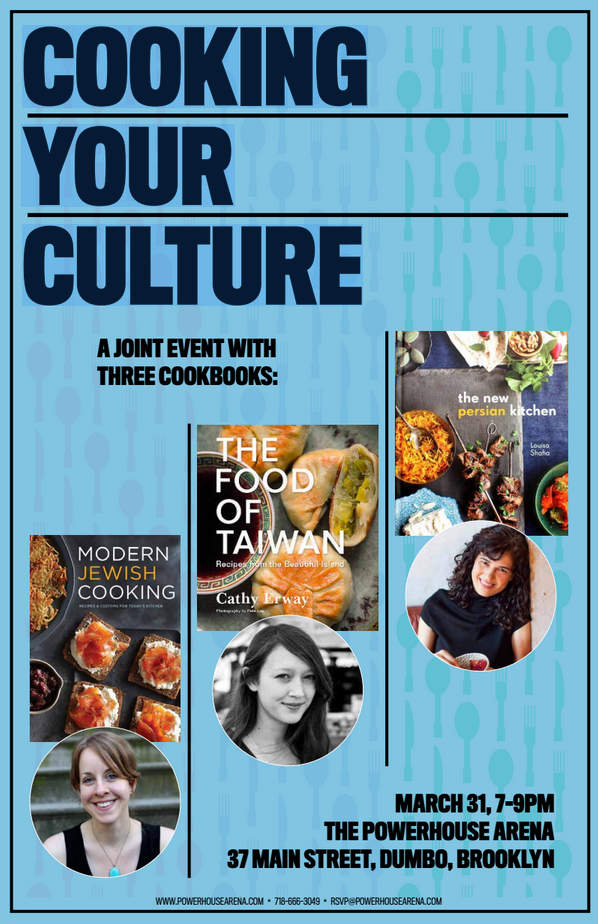 Book Launch Party: Cooking Your Culture with Leah Koenig, Louisa Shafia and Cathy Erway in discussion with  Beth Kracklauer