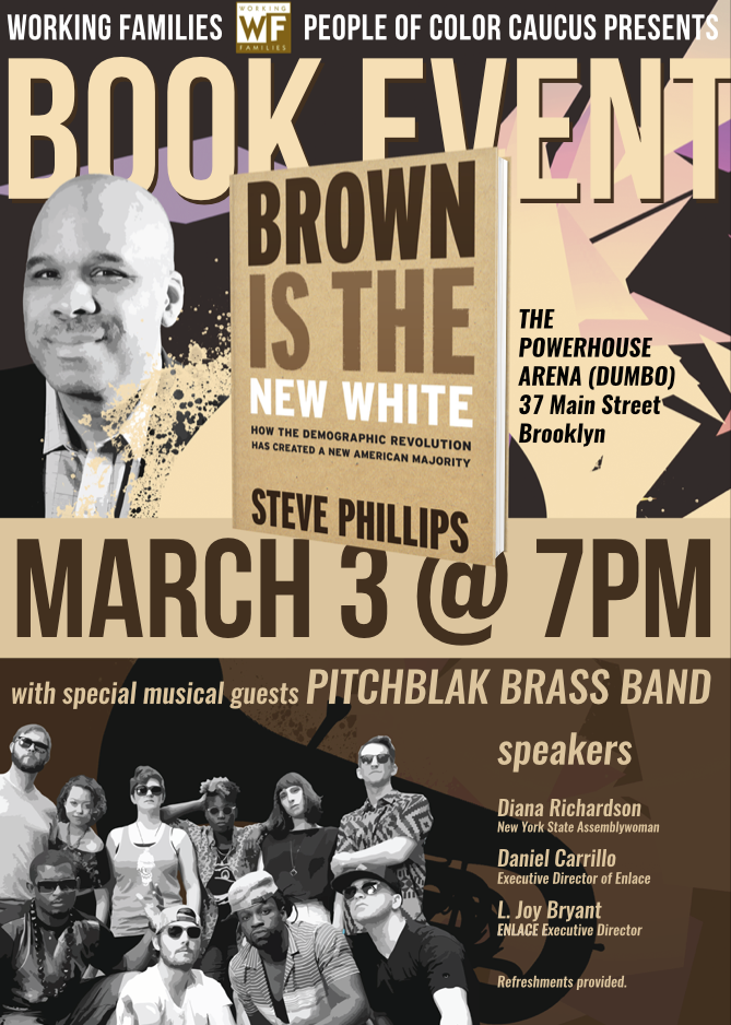 Book Launch: Brown is the New White by Steve Phillips