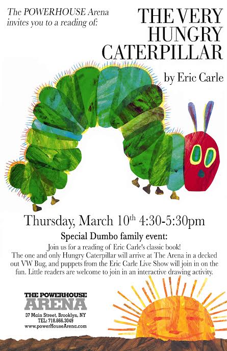 Kids Book Event: The Very Hungry Caterpillar with a special visit from The Hungry Caterpillar and puppets from the Eric Carle Live Show