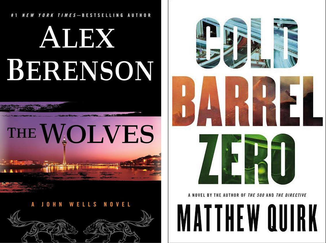 Joint Book Launch: Cold Barrel Zero by Matthew Quirk and The Wolves by Alex Berenson