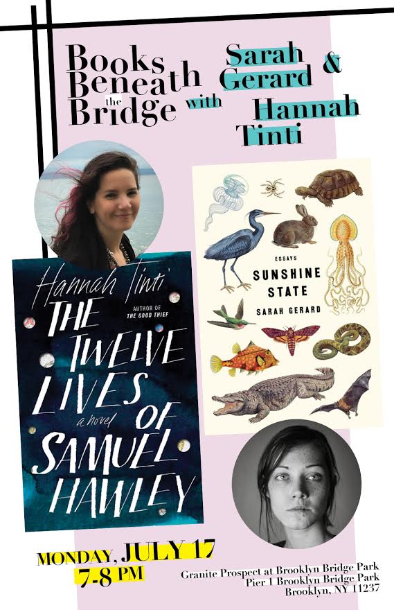 Books Beneath the Bridge with Sarah Gerard & Hannah Tinti