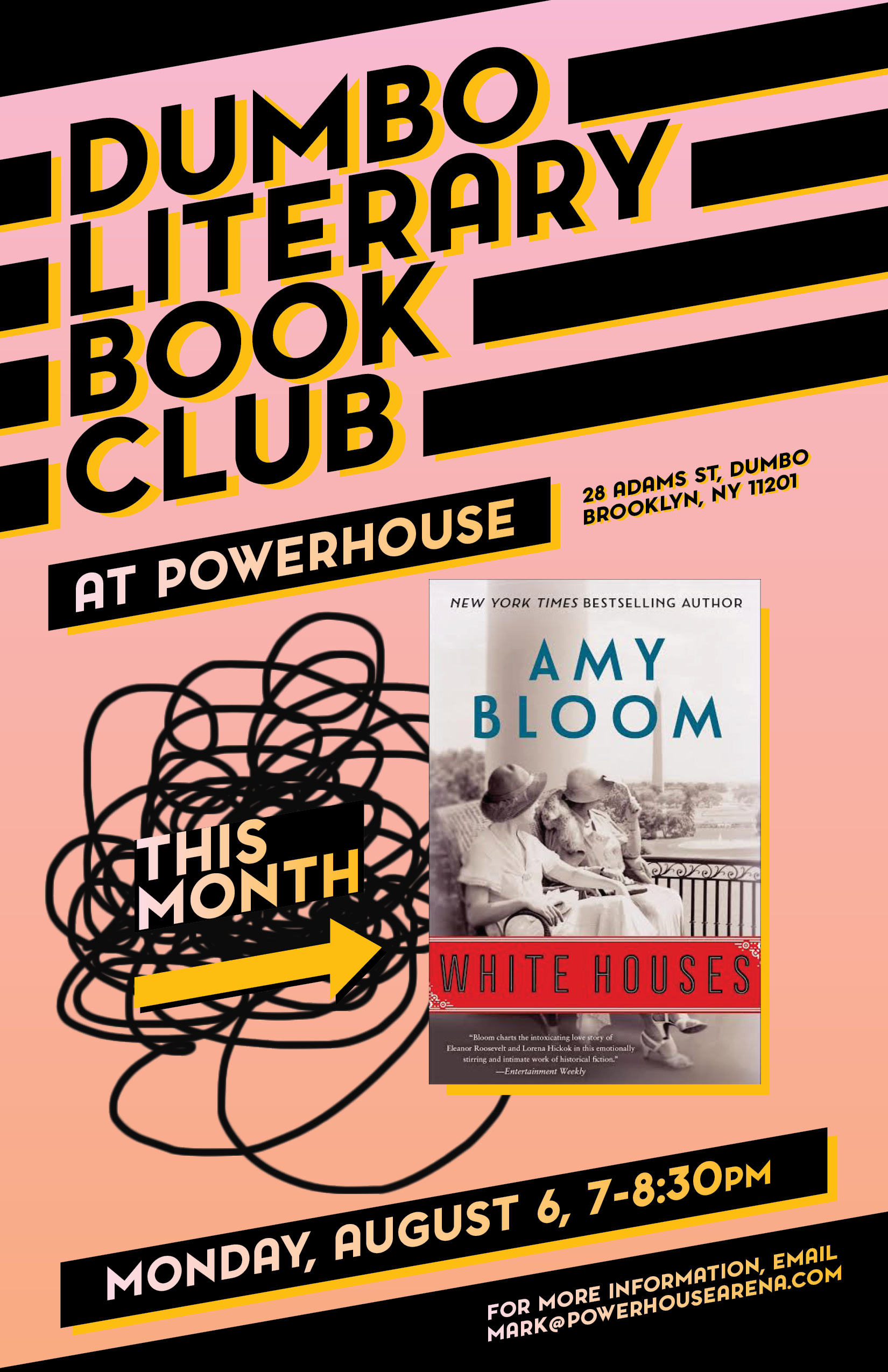 Dumbo Lit Book Club: White Houses by Amy Bloom