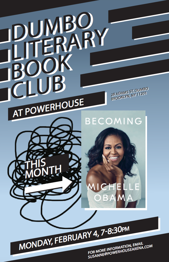 Dumbo Lit Book Club: Becoming by Michelle Obama