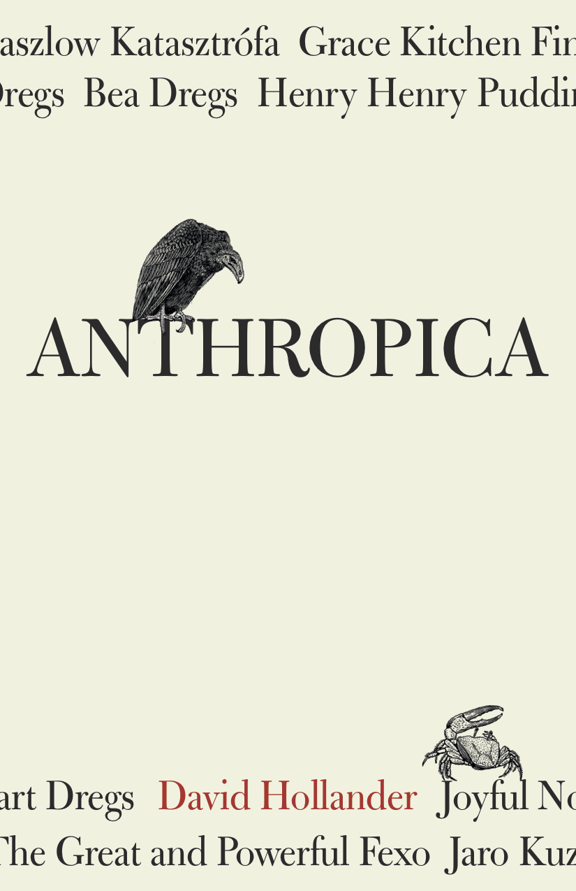 Virtual Book Launch: Anthropica by David Hollander in conversation with Rick Moody