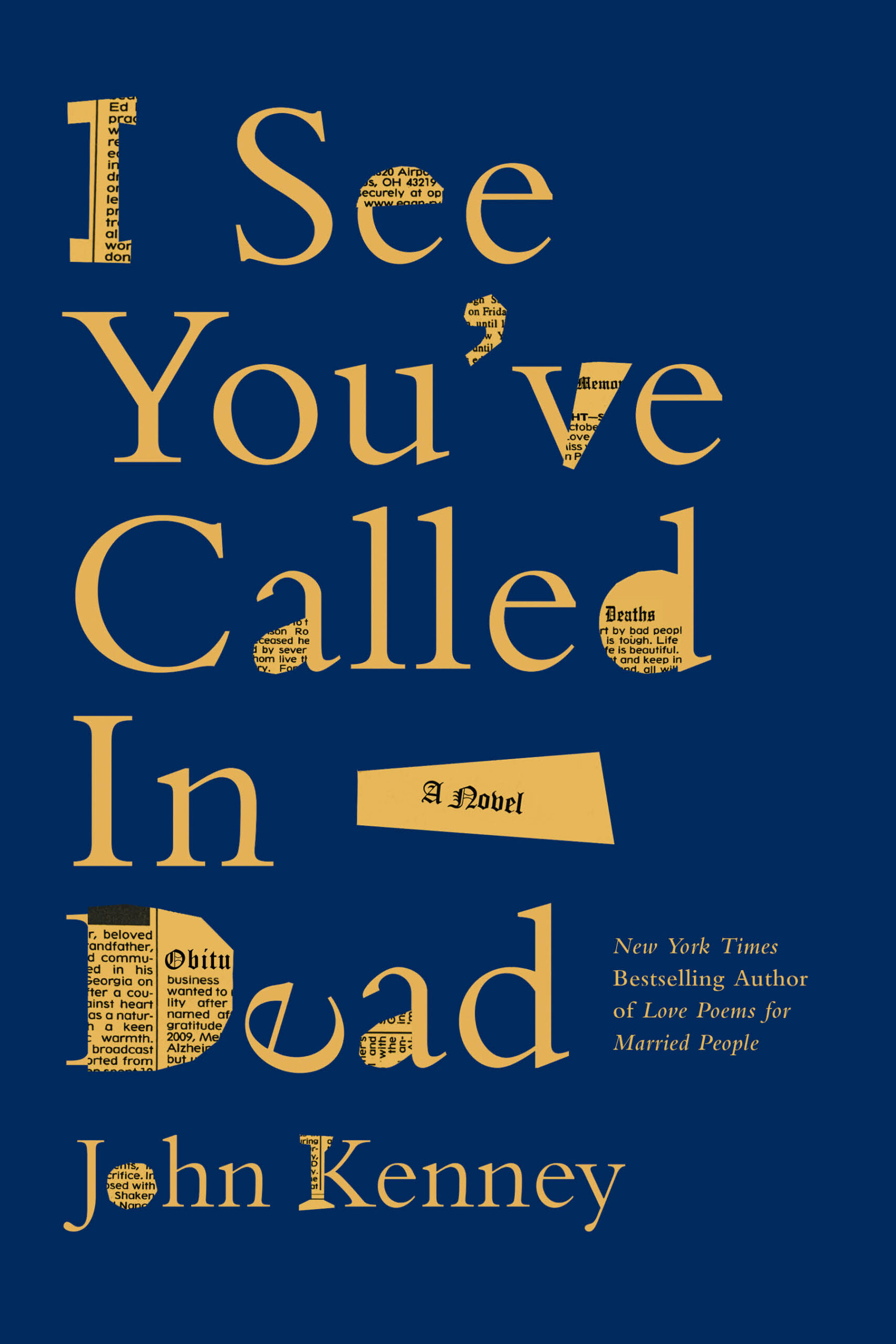 Book Launch: I See You've Called in Dead by John Kenney in conversation with Matthew Klam