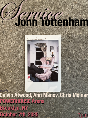 Book Launch: Service by John Tottenham hosted by Chris Molnar with special guests