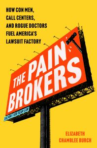 Book Launch: The Pain Brokers by Elizabeth Chamblee Burch in conversation with Corey Stern